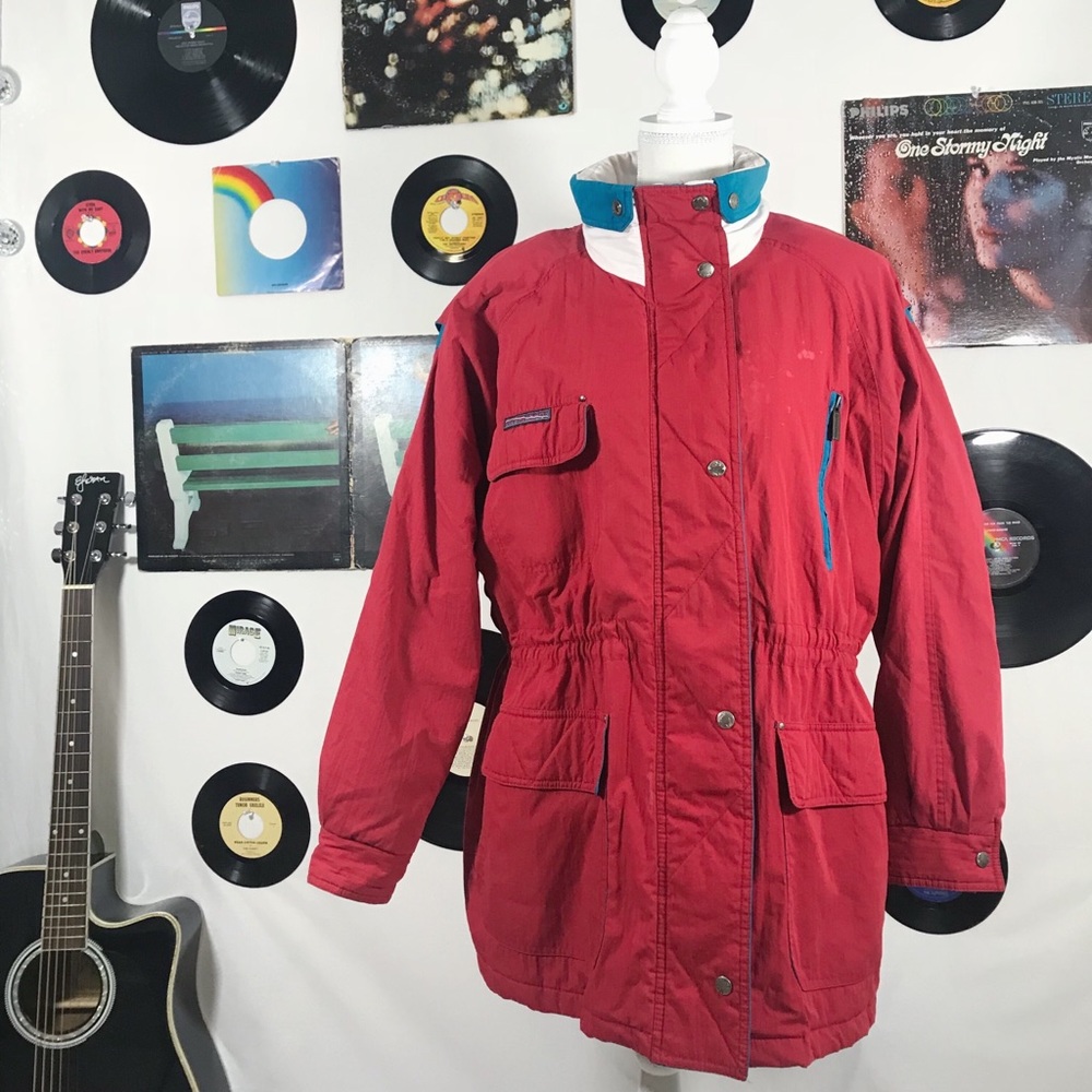 vintage river edge ski coat